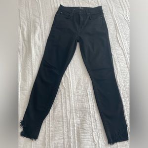 7 for all Mankind Black Skinny Jeans